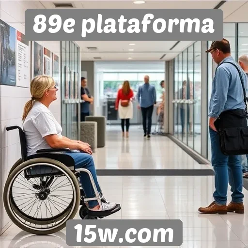 Acessibilidade no site 89e plataforma