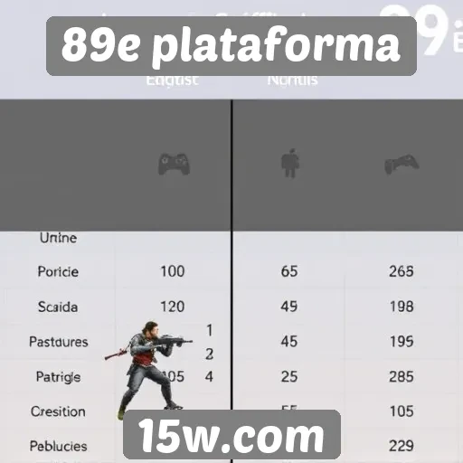 Comparativo de gráficos entre jogos da 89e plataforma